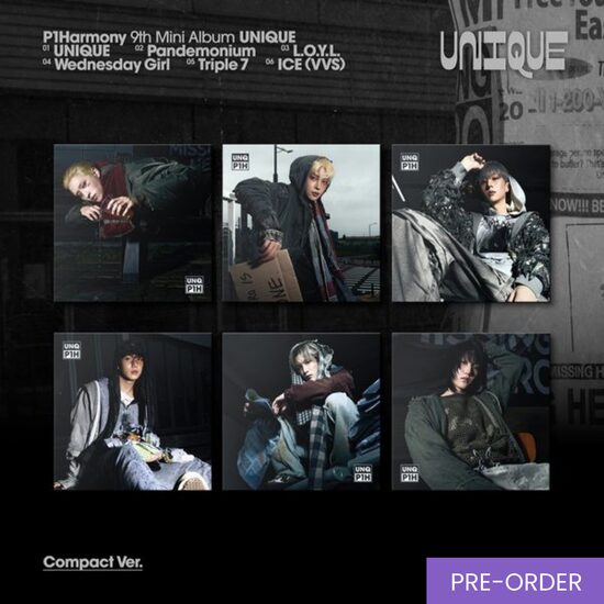 {PRE-ORDER} P1Harmony - 9th Mini Album [UNIQUE] (Compact Ver.)